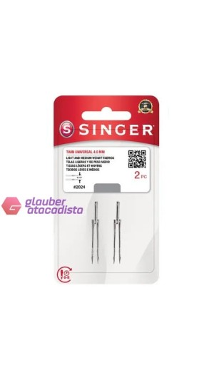 AGULHA DUPLA 3 MM 2025 PT/02