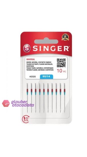 AGULHA MÁQUINA CASEIRA COMUM PT/10