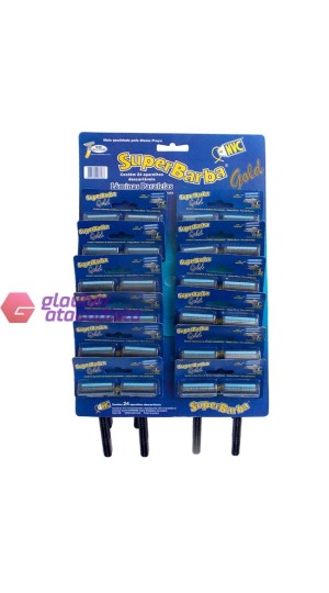 APARELHO SUPERBARBA GOLD CT/12X2