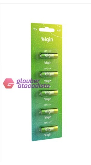 PILHA ALCALINA 12V. A27 CT/05 ELGIN