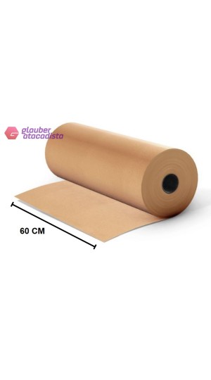 PAPEL BOBINA KRAFT NATURAL 60 CM