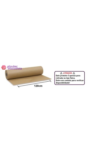 PAPEL BOBINA KRAFT NATURAL 120 CM