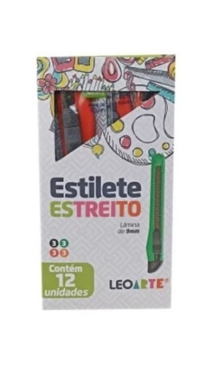 ESTILETE ESTREITO CX/12 LEO
