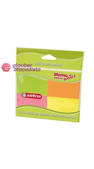 MEMO NOTE 38X051 NEON - ADELBRAS
