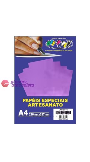 PAPEL LAMICOTE A4 PT/10F