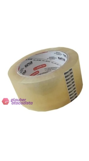 FITA ADESIVA PVC INCOLOR 48X100MT PT/04 ADELBRAS