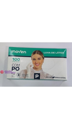 LUVA DE LATEX BRANCO CX/100