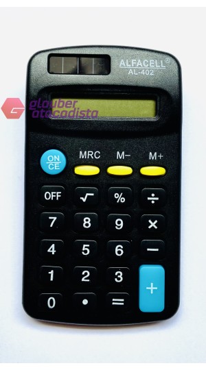 CALCULADORA BOLSO AL402   S/PILHA