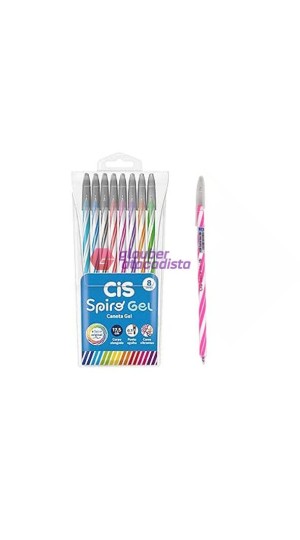 CANETA ESF. 0.7 SPIRO GEL CT/08