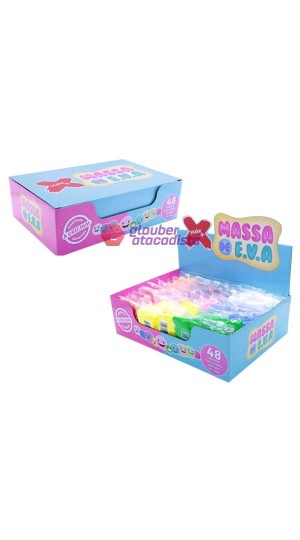 MASSA DE EVA 480G 8CORES CX/48