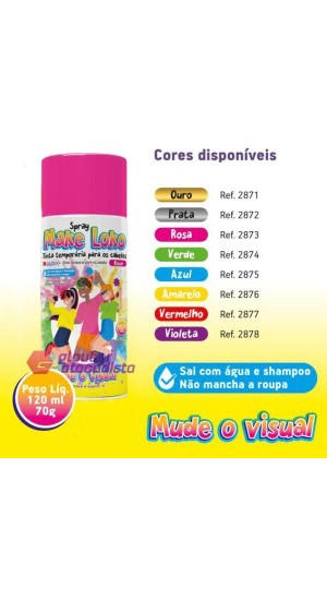 TINTA CABELOS SPRAY 120ML