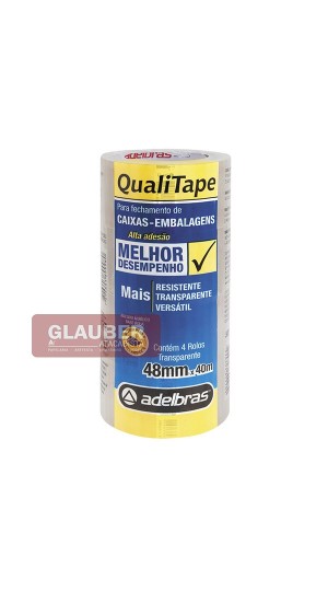 FITA ADESIVA INCOLOR 48 MM X 40 METROS PT/04