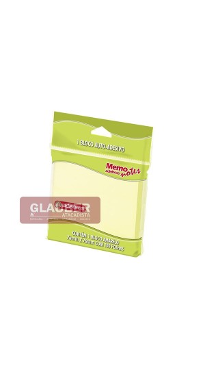 MEMO NOTE 76 MM X 76 MM 100 FOLHAS AMARELO