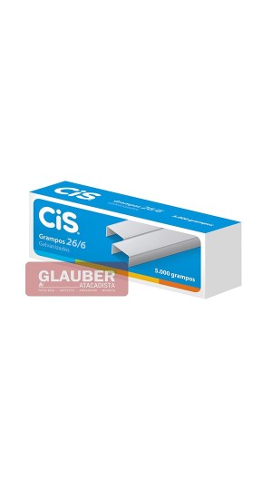 GRAMPO GALVANIZADO 26/6 CIS CX/5.000