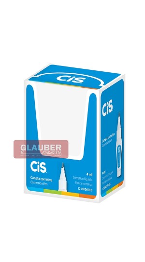 CANETA CORRETIVA 4 ML CX/12 CIS