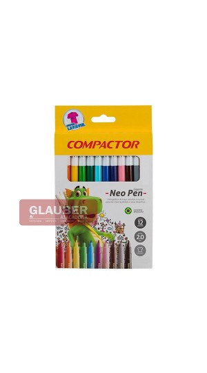 CANETA HIDROCOR GIGANTE CONJ/12 PT/05 NEO PEN