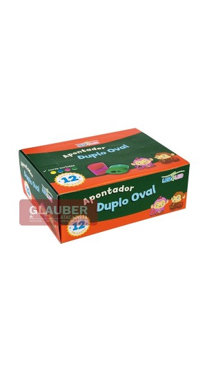 APONTADOR COM DEPÓSITO DUPLO OVAL CX/12