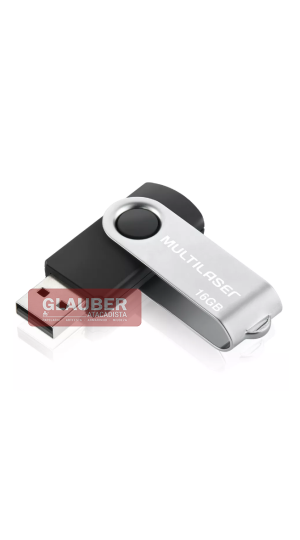 PENDRIVE 16GB TWIST PRETO PD588
