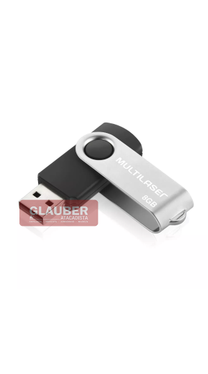 PENDRIVE  8GB TWIST PRETO PD587