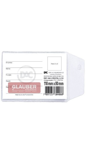 PORTA DOCUMENTO 80MM X 110MM  PT/100