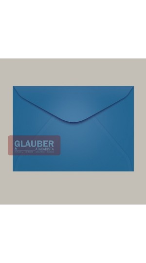 ENVELOPE CARTA 114 MM X 162 MM AZUL ROYAL GRÉCIA PT/100
