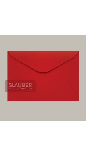 ENVELOPE CARTA 114 MM X 162 MM VERMELHO TÓQUIO PT/100