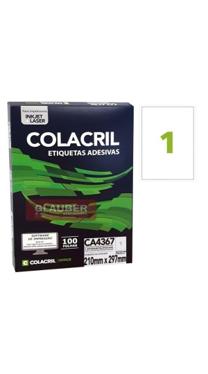 ETIQUETA ADESIVA 100F