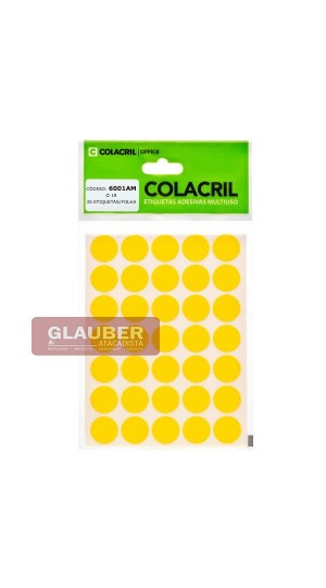 ETIQUETA ADESIVA REDONDA