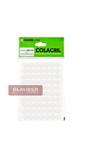 ETIQUETA ADESIVA REDONDA