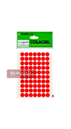 ETIQUETA ADESIVA REDONDA
