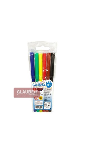 CANETA HIDROCOR CONJ/06 PT/12