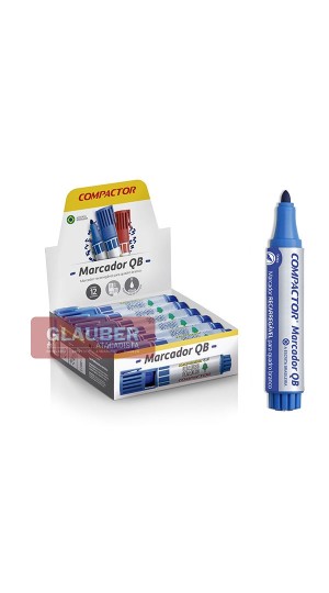 PINCEL QUADRO BRANCO RECARREGÁVEL CX/12 COMPACTOR