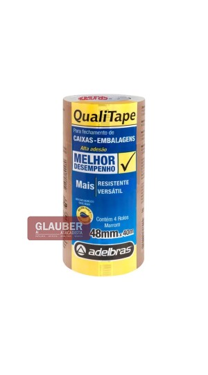 FITA ADESIVA MARROM 48 MM X 40 METROS PT/04
