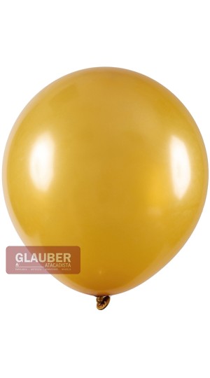 BALÃO Nº 08 METALIZADO PT/50