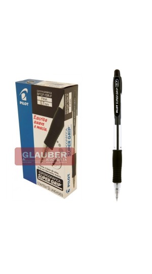 CANETA ESFEROGRÁFICA PONTA FINA 0.7 BPGP-GRIP-10R CX/12