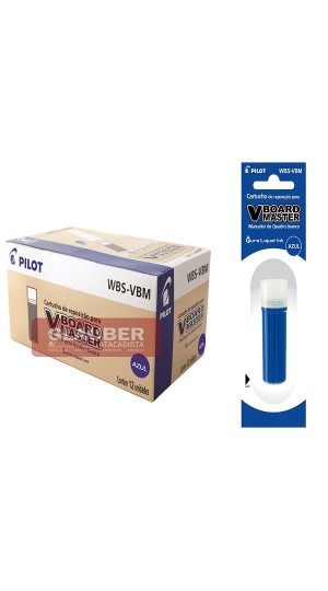 REFIL PINCEL QUADRO BRANCO WBS-VBM CX/12 PILOT