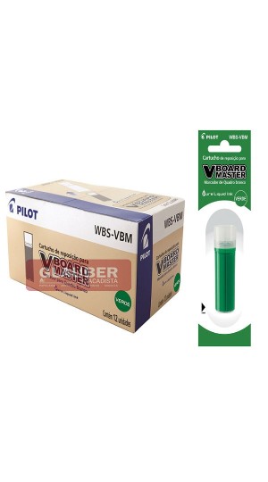 REFIL PINCEL QUADRO BRANCO WBS-VBM CX/12 PILOT