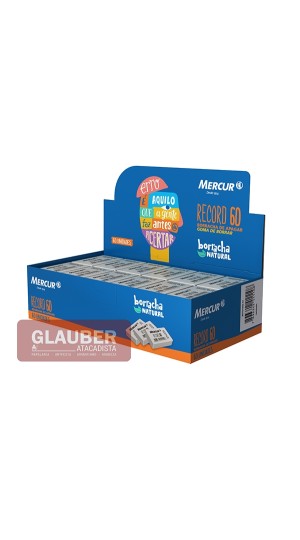 BORRACHA BRANCA CX/60 MERCUR