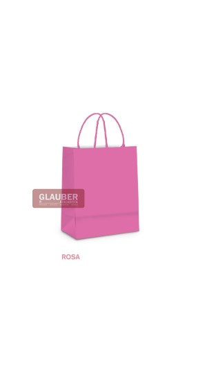 SACOLA PAPEL P 21,5 CM X 15 CM X 08 CM PT/10