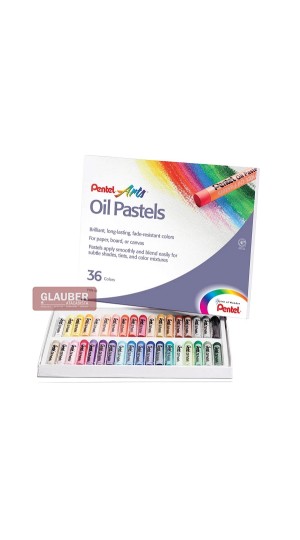 GIZ OIL PASTEL CONJ/36 PENTEL