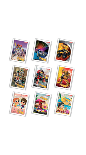 CADERNO BROCHURA 1/4 QUADRICULADO 0,5CM X 0,5CM 40 FOLHAS PT/20